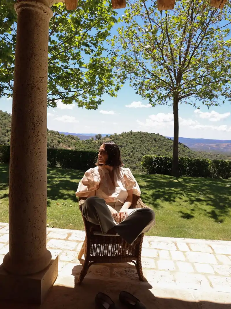 Tamara Falcón disfrutando del verano