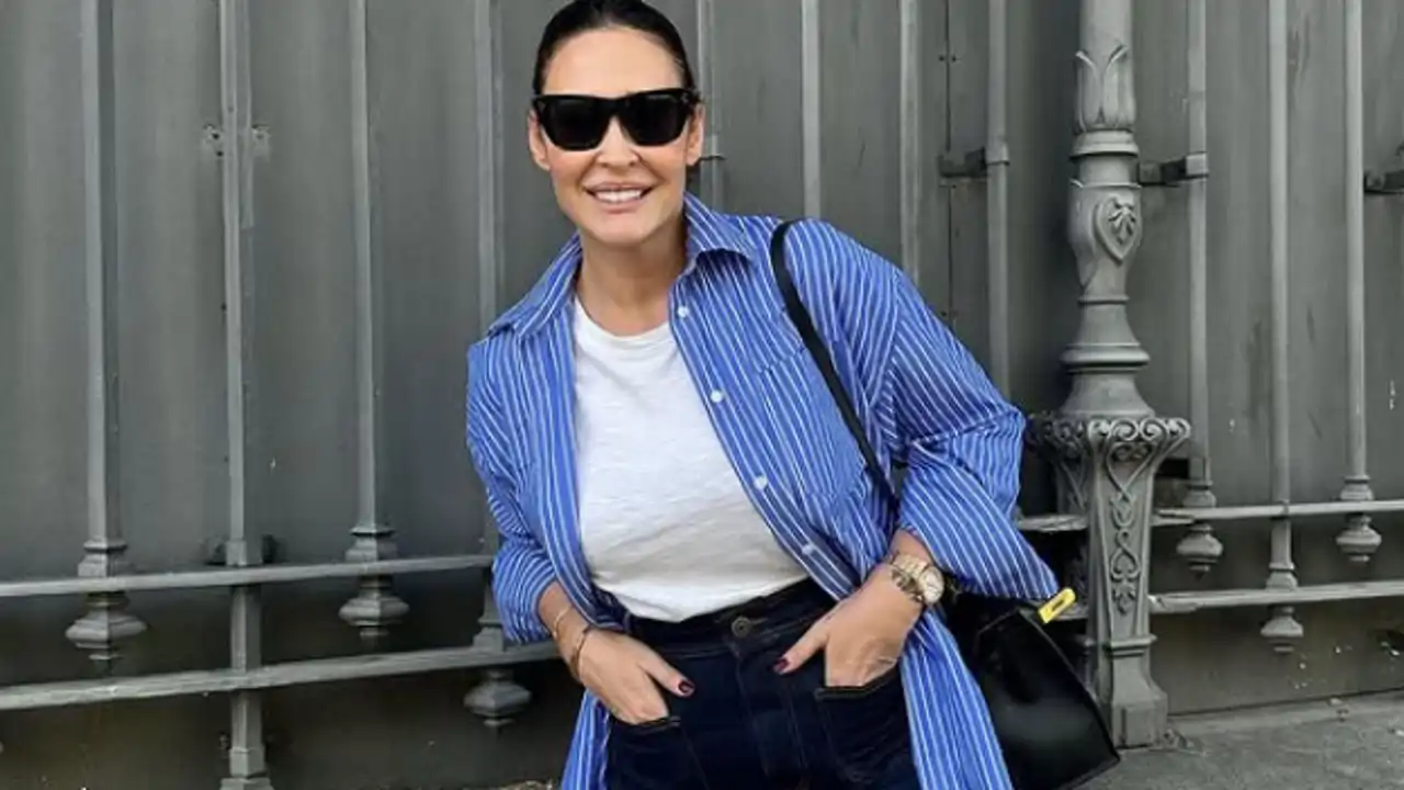 Los 6 pantalones de Mango que estilizan como si llevaras faja ya están rebajados: favorecedores, comodísimos y muy chic