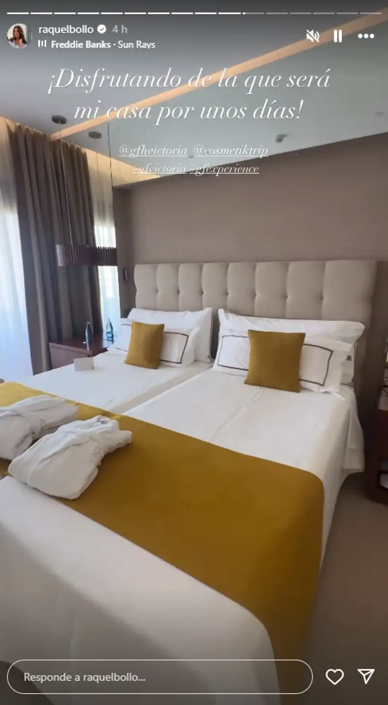 Raquel Bollo se aloja en un exclusivo hotel de Tenerife