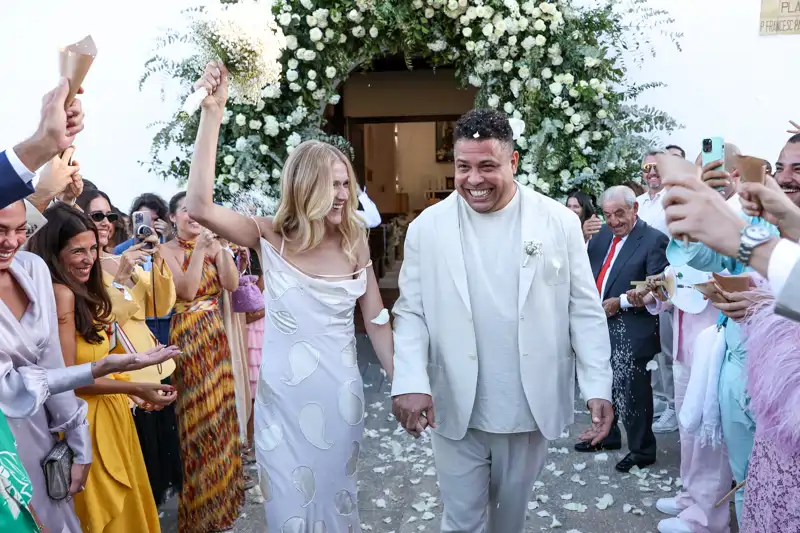Ronaldo Nazario y Celina Locks