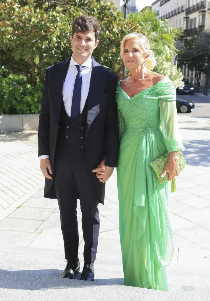 Álvaro González y la madrina, Merche Luengo