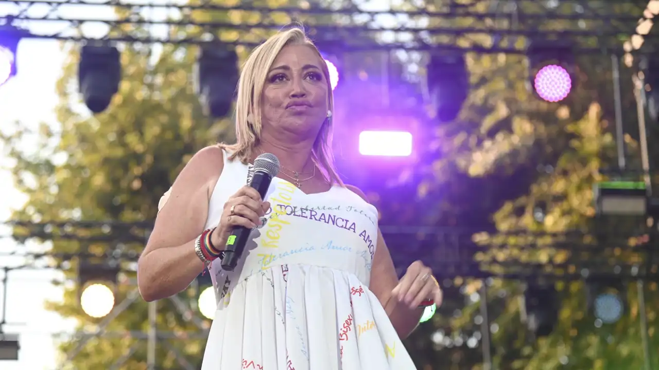 Belén Esteban durante el Orgullo de Sevilla 2025