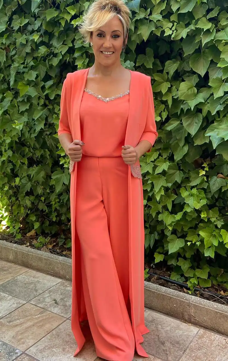 Cristina Pardo en la boda de Tamara Falcó