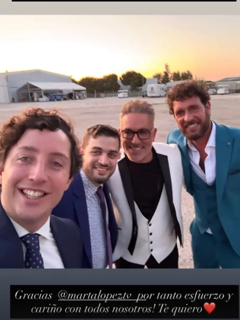 La foto que ha compartido Kiko Hernández de la boda de Marta López
