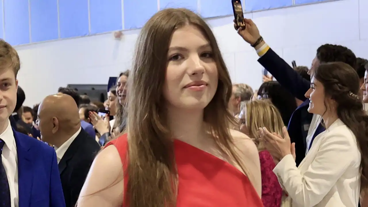 La Infanta Sofía en su graduación