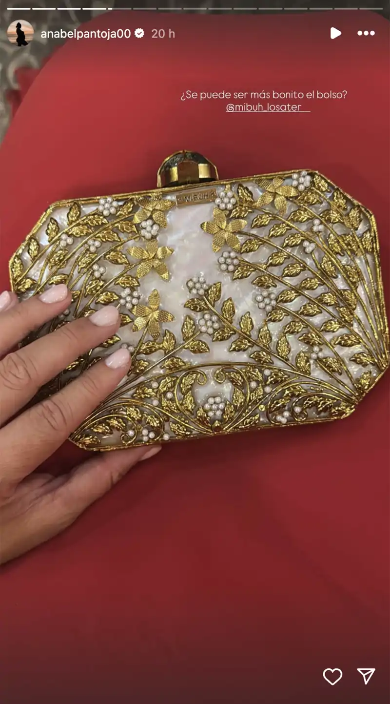 El bolso de Anabel Pantoja para la boda