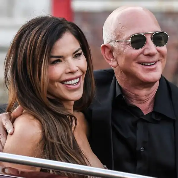 Lauren Sánchez y Jeff Bezos en Venecia
