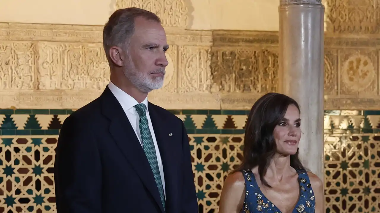 Los Reyes de España antes de la cena de la ONU