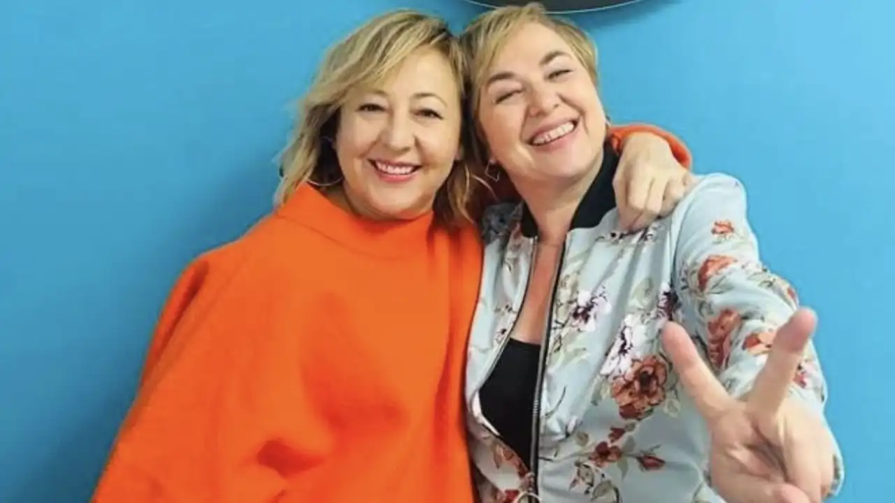 Carmen Machi y su hermana Pilar Machi