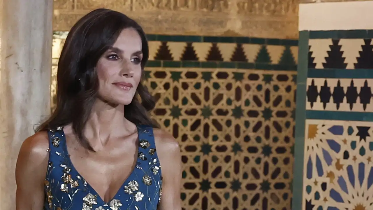 La Reina Letizia en el Real Alcázar de Sevilla