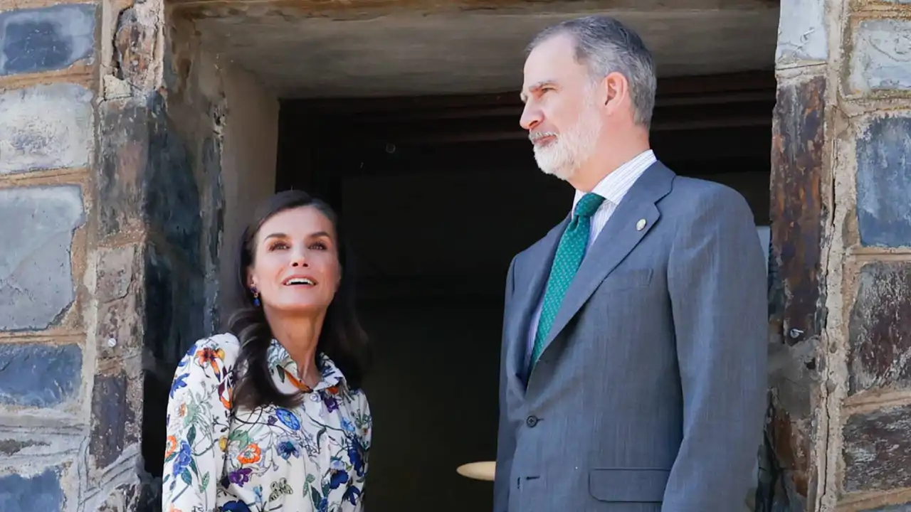 Los Reyes Felipe y Letizia en Guadalupe