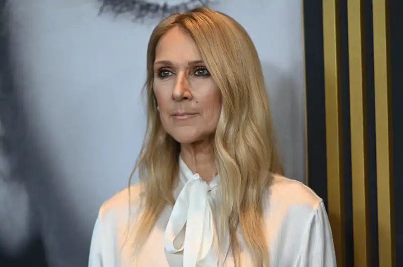 Celine Dion en una alfombra roja