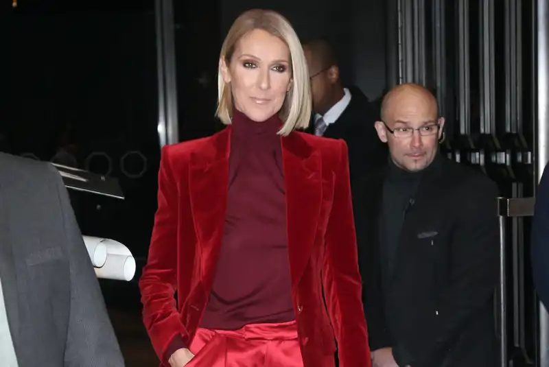 Celine Dion en una salida noctura