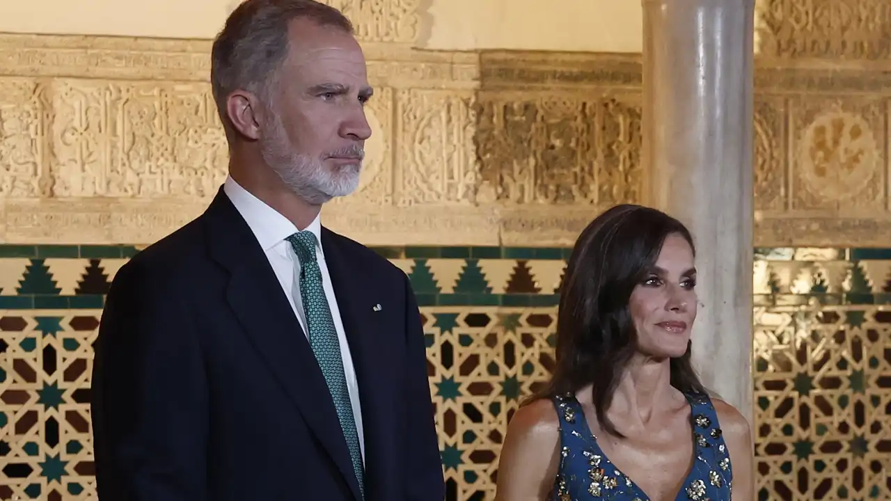 Los Reyes de España antes de la cena de la ONU
