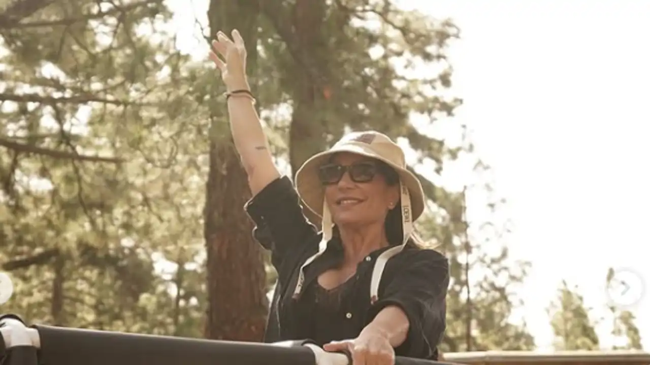 Raquel Bollo durante su viaje a Tenerife