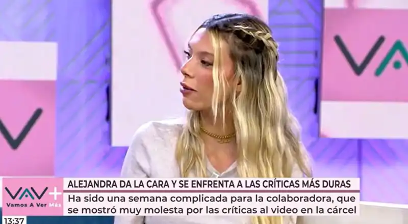 Alejandra Rubio en 'Vamos a ver'