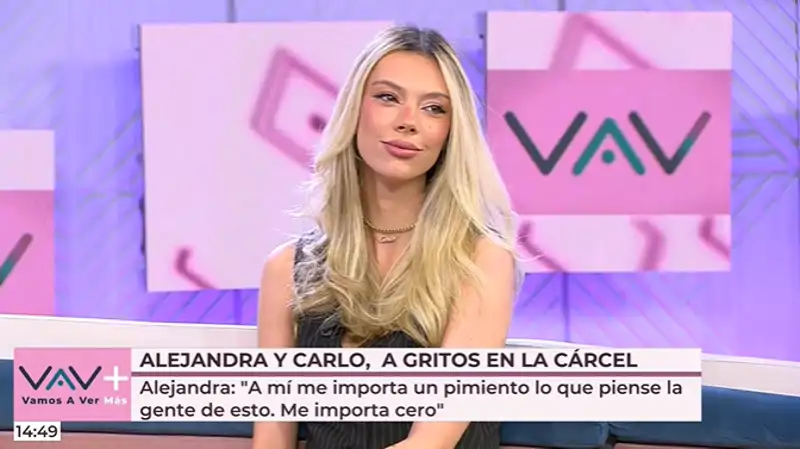 Alejandra Rubio, en 'Vamos a ver'