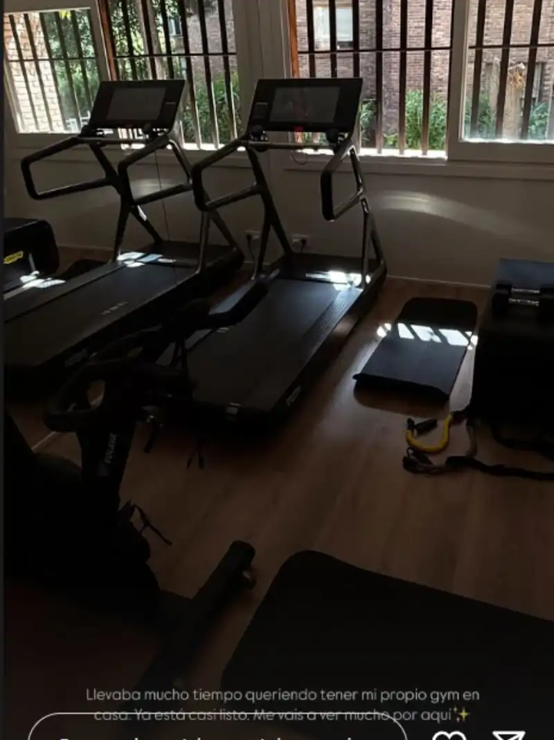 El gimnasio privado de Vicky Martín Berrocal. 