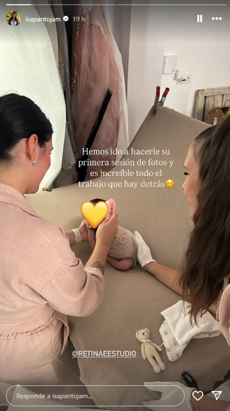 Isa Pantoja y la primera sesión de fotos de Cairo