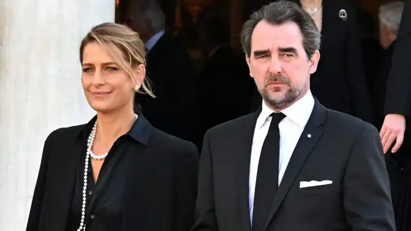 Tatiana Blatnik y Nicolás de Grecia