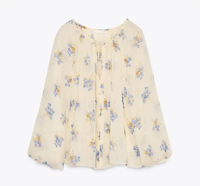 blusa estampada