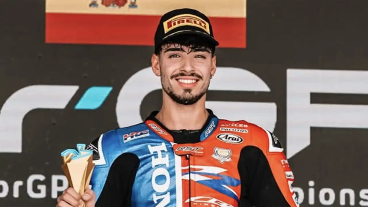 Muere el piloto Borja Gómez, de 20 años, tras un grave accidente
