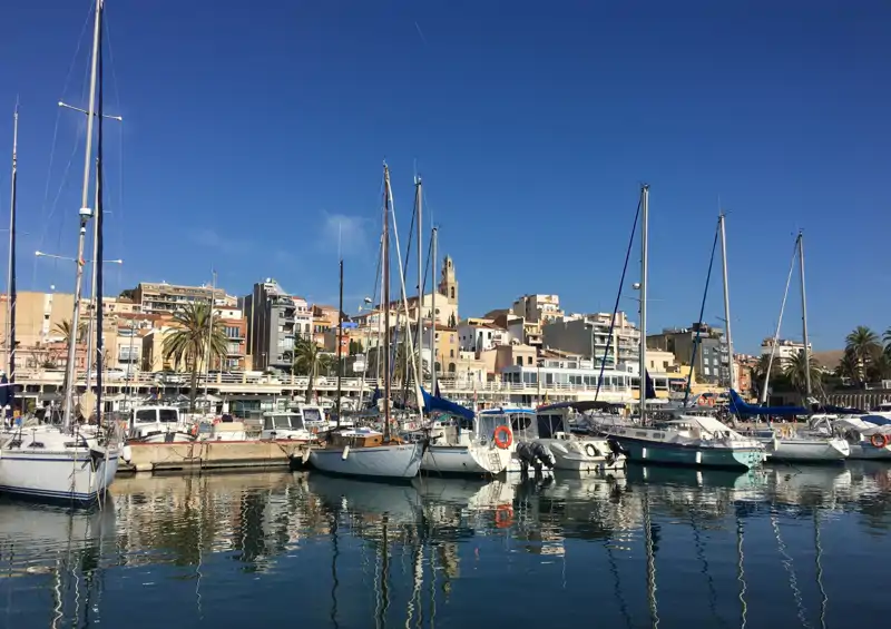 El puerto deportivo de El Masnou, el pueblo de Ricky Rubio