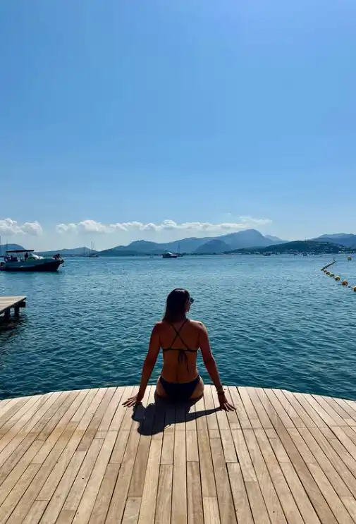 "Mi lugar favorito del mundo", afirmaba la modelo