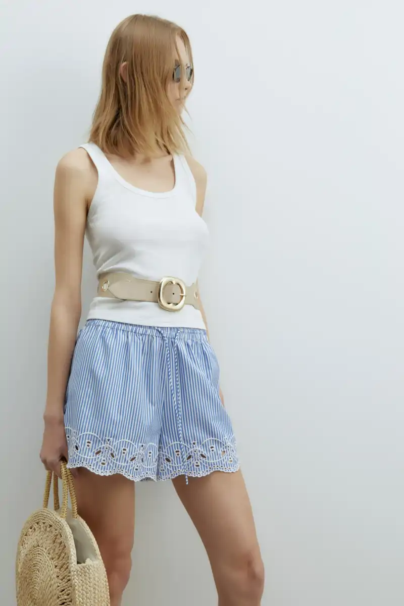 Pantalón corto estampado