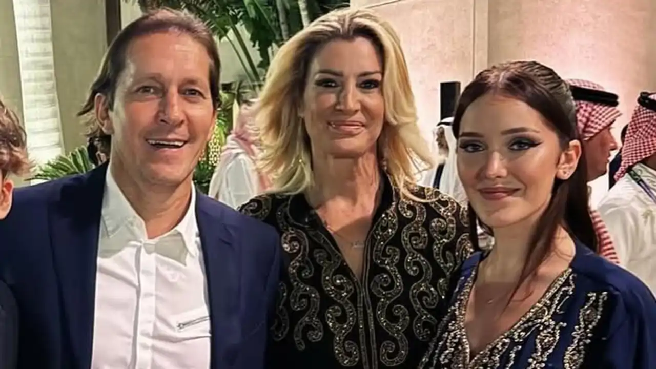Michel Salgado, Malula Sanz y su hija, Malu Salgado. 