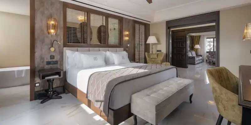 La habitación en la que se ha alojado Ana Boyer y Fernando Verdasco. 