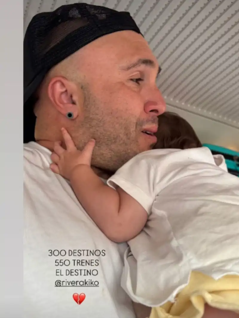 Kiko Rivera con su sobrina