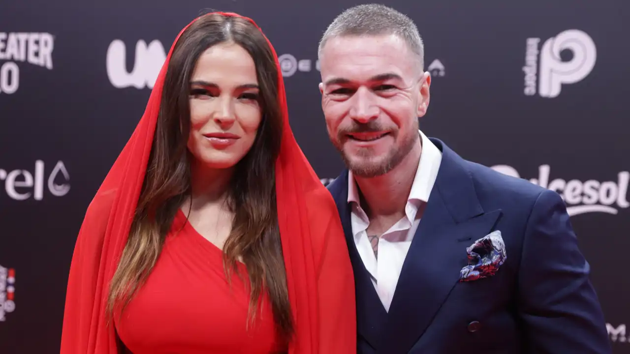 Marta Peñate y Tony Spina en los 'G Z Awards"