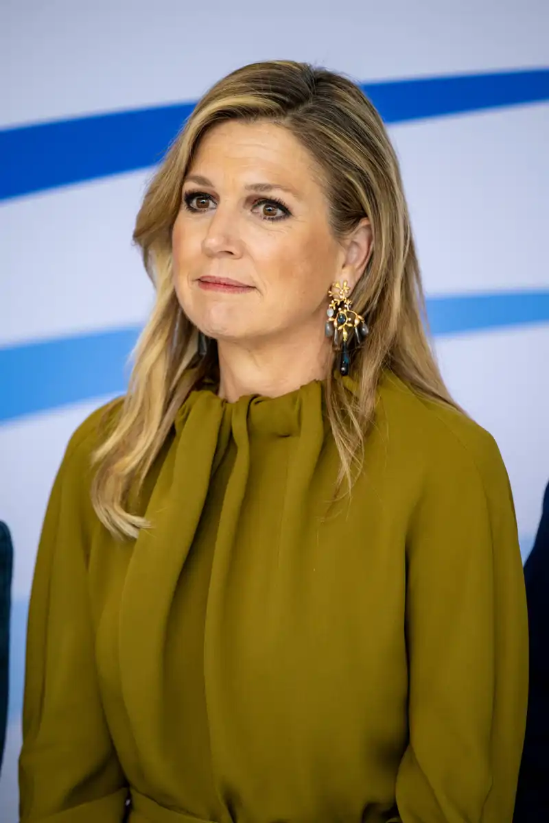 Máxima de Holanda, en su último acto. 