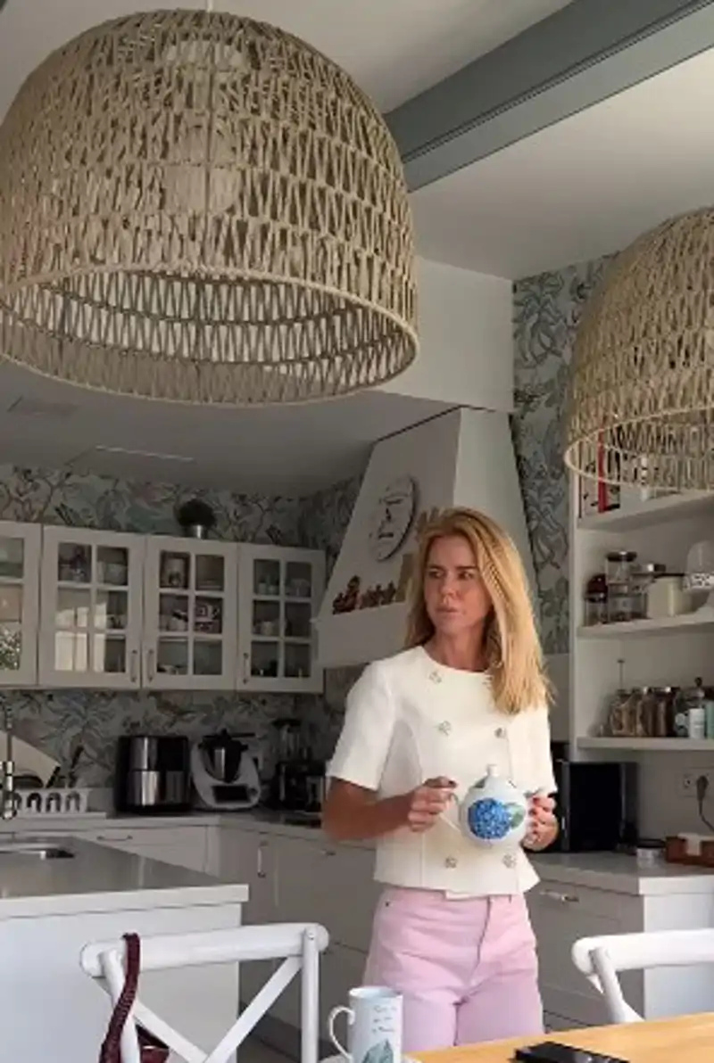 Amelia Bono en su cocina
