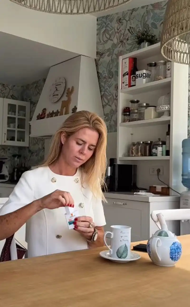 Amelia Bono en su cocina