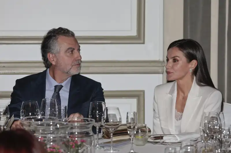 Carlos Alsina y la Reina Letizia, foto de archivo