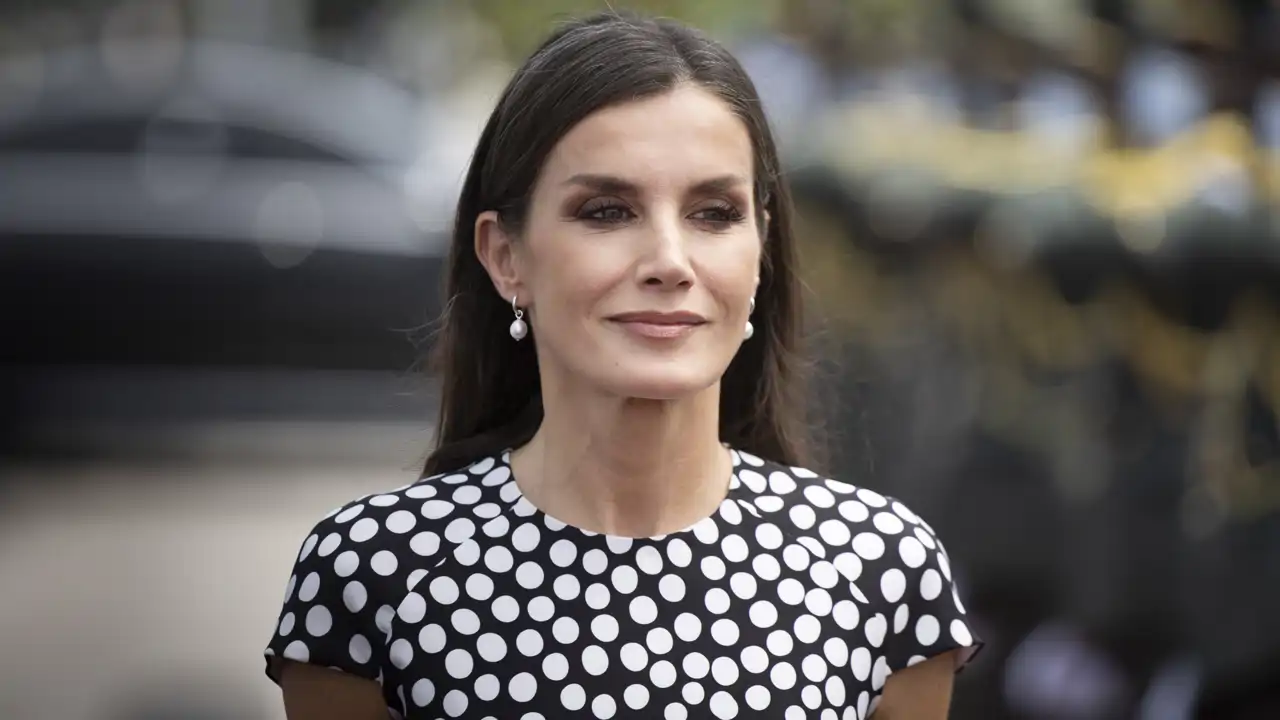 Acaba de llegar a Zara el vestido de lunares en gradiente que la Reina Letizia ya llevó en 2022 