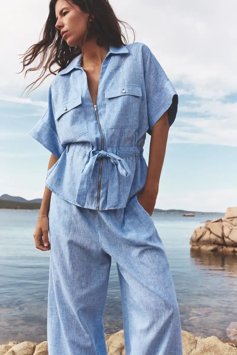 Camisa de lino de Zara
