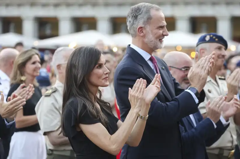 Los Reyes, Felipe VI y Doña Letizia, el pasado 18 de junio en un concierto con motivo del fin del jubileo de los primeros 10 años de reinado de Felipe VI. 