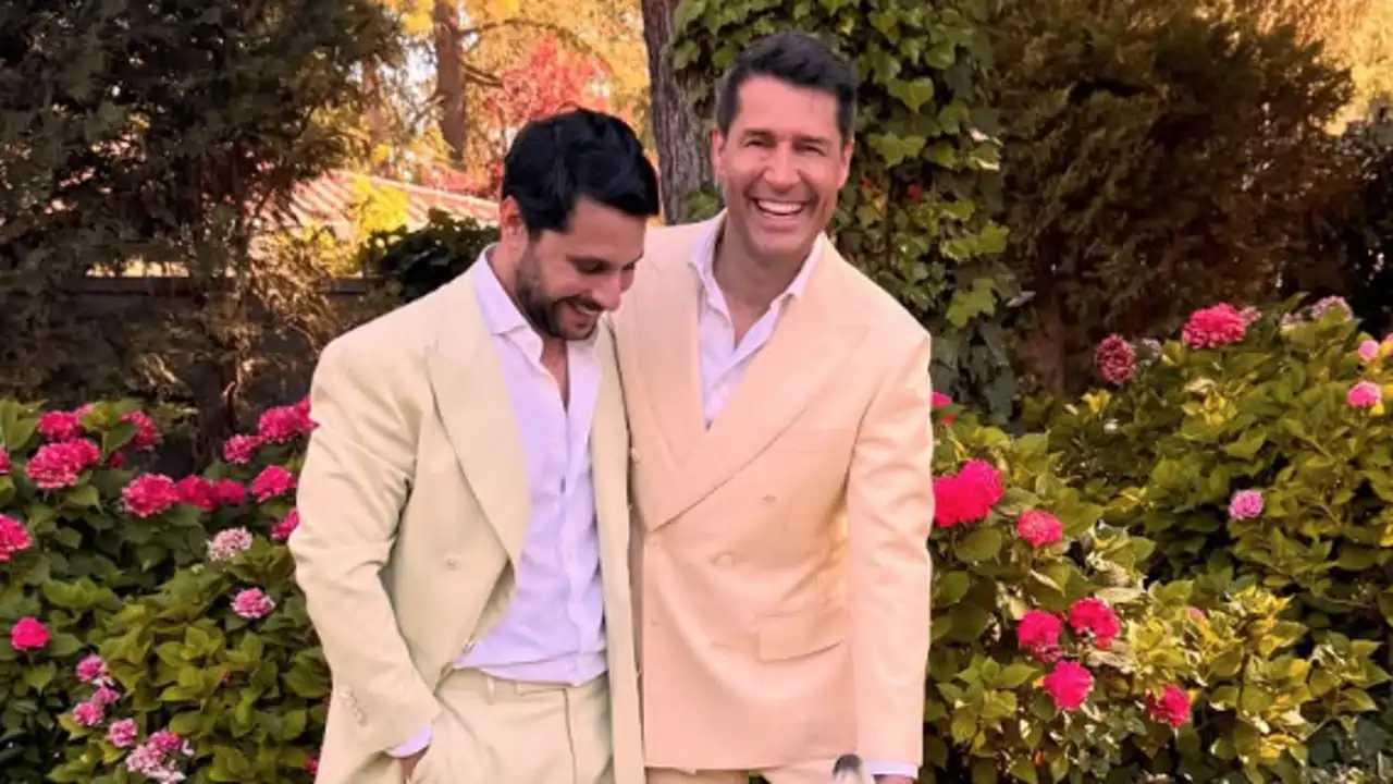 Jaime Cantizano y su pareja, Miguel Golding, se dan el "sí, quiero": "Celebrando"