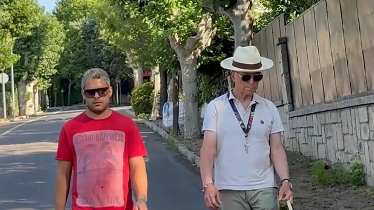 Primeras imágenes de José Fernando junto a José Ortega Cano en Madrid tras la trágica muerte de Michu