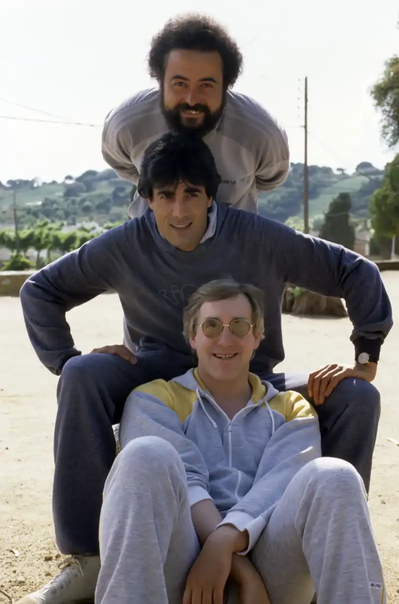 Josep María Mainat, Miquel Ángel Pasqual y Toni Cruz como La Trinca