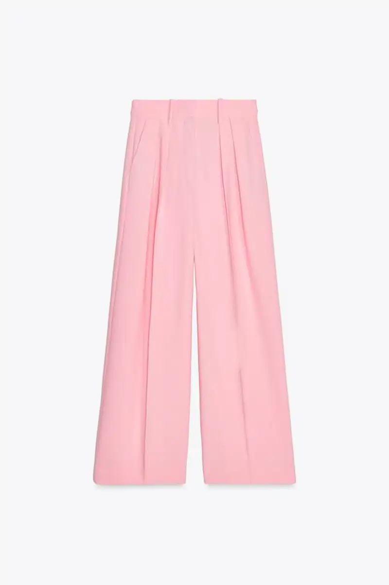 Pantalón pinzas ZW Collection de Zara 12,99 euros