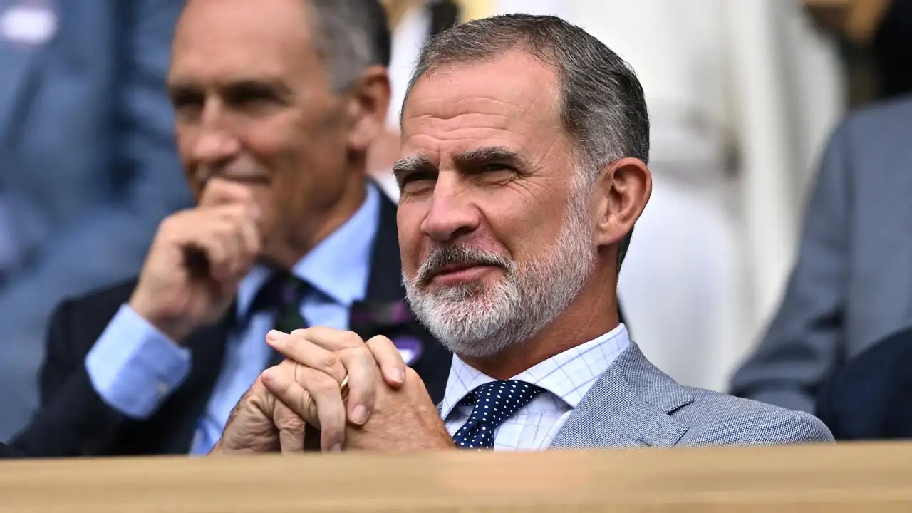 El Rey Felipe altera su agenda y viaja a Londres para apoyar a Carlos Alcaraz en Wimbledon