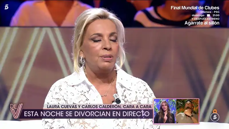 Terelu Campos interrumpe la entrevista de su hermana, Carmen Borrego: "No hables en pasado"