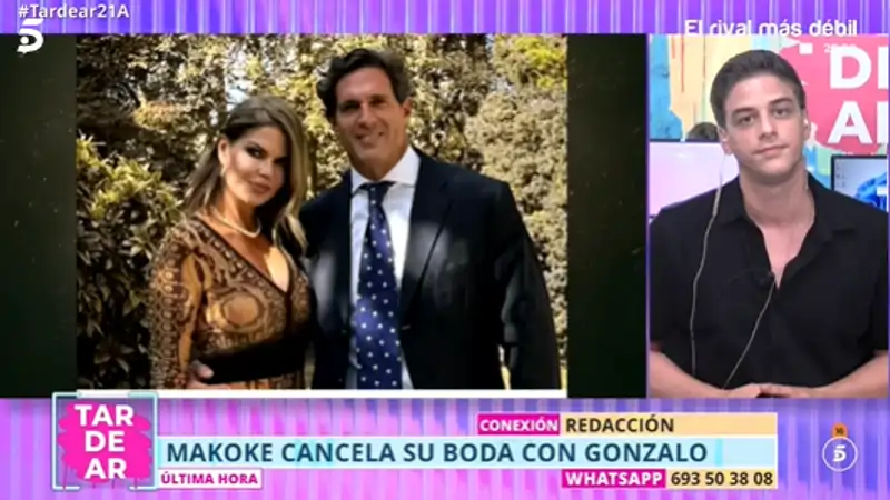 La redacción de 'Tardear' adelanta la cancelación de la boda de Makoke y Gonzalo