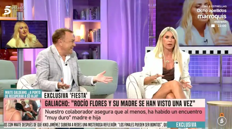 Juan Luis Galiacho y Ana Luque son colaboradores de 'Fiesta'