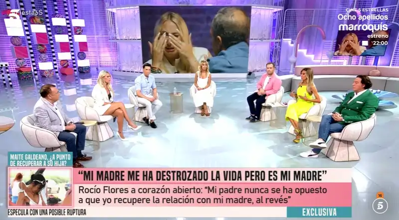 Los colaboradores de 'Fiesta' analizan la entrevista de Rocío Flores