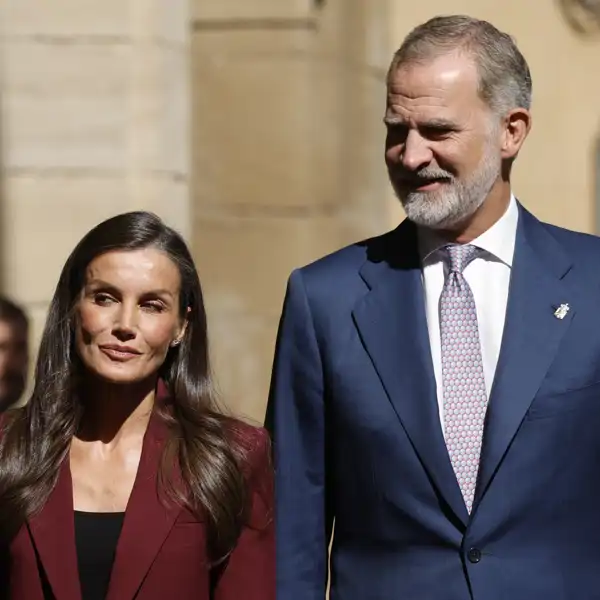 La Reina Letizia y el Rey Felipe en Viana